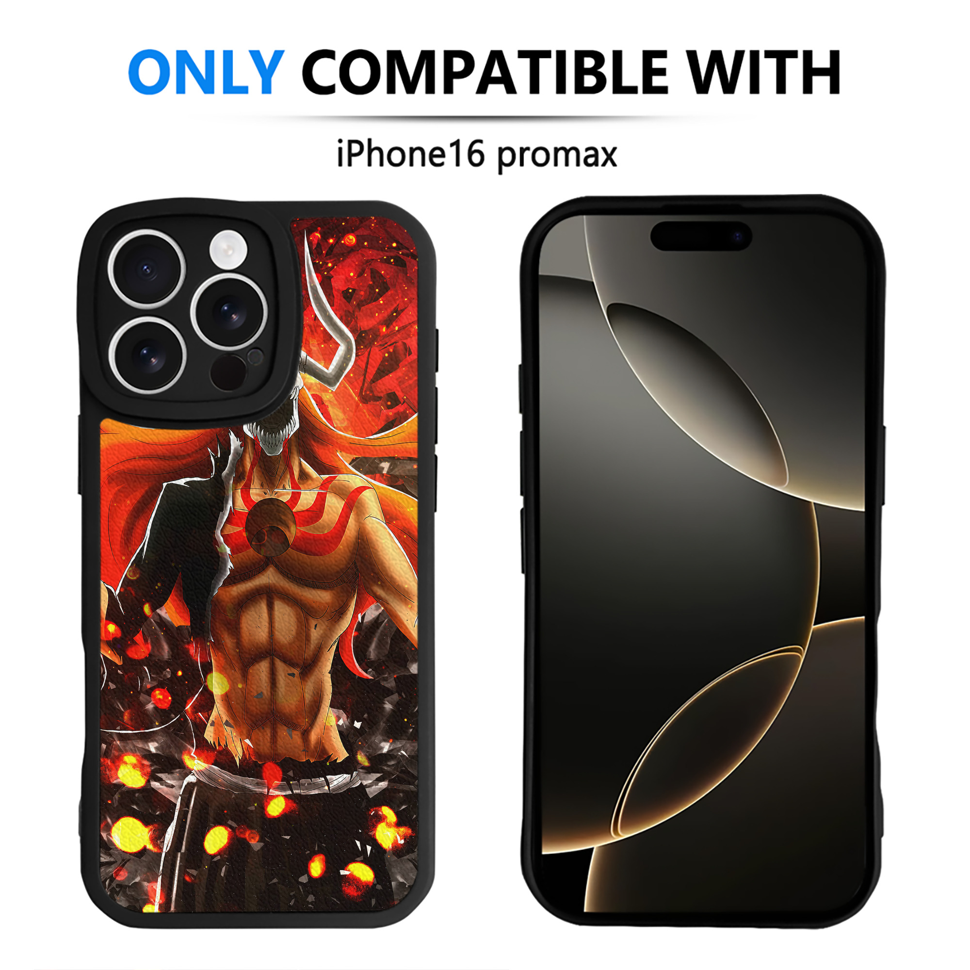 （画像用） ブリーチ BLEACH 【iPhone 16シリーズ対応】シリコンスマホケース（レザー調） 材質：シリコン